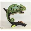 Image 1 : ENESCO EDGE CHAMELEON ON BRANCH W/ CATERPILLAR