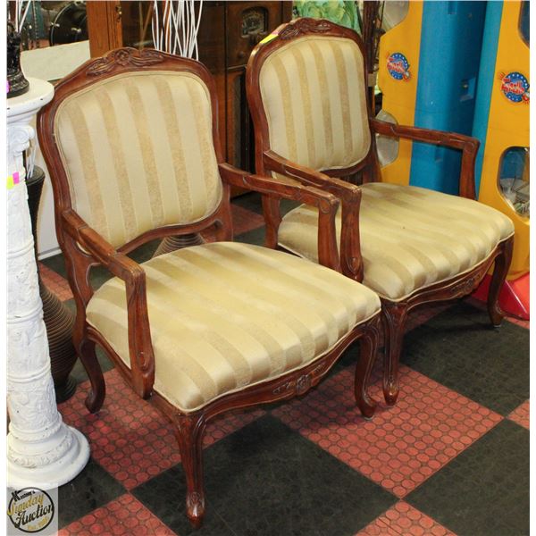 2 PARLOUR CHAIRS