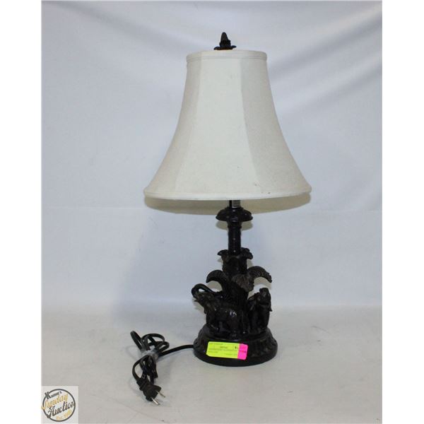 CONTEMPORARY ELEPHANT 22" DESK LAMP