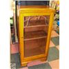 Image 1 : ANTIQUE  CABINET WITH GLASS DOOR