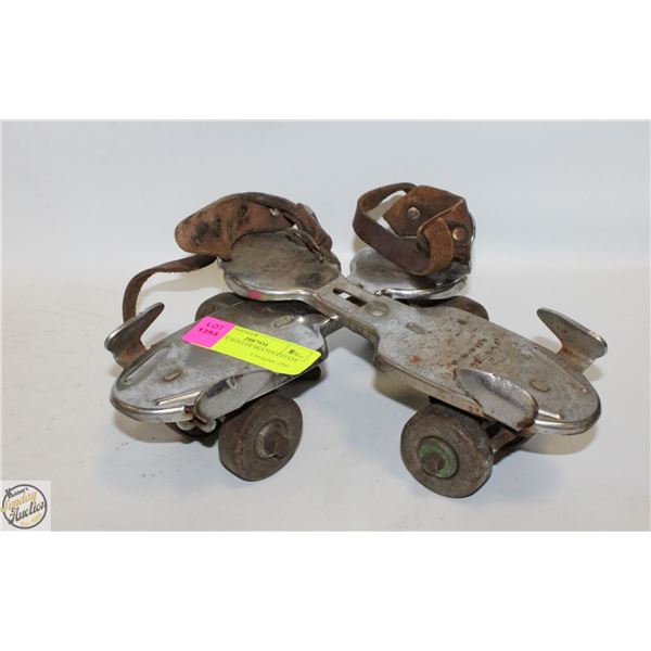 ANTIQUE ROLLER SKATES-ESTATE