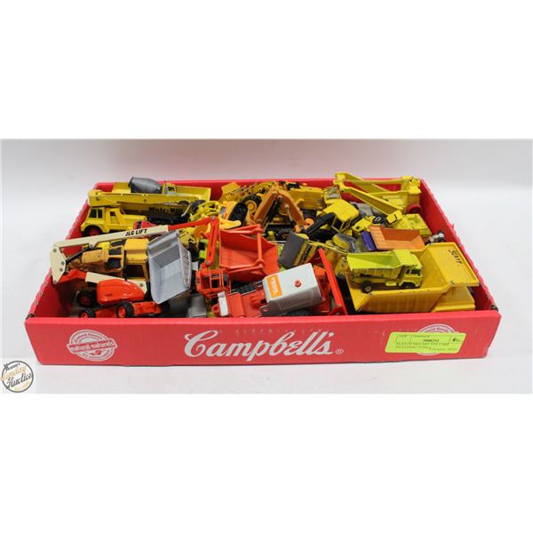 FLAT OF DIECAST TOY CARS INCLUDING TONKA