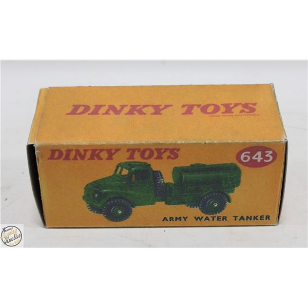 MADE IN ENGLAND DINKY TOYS ARMY WATER