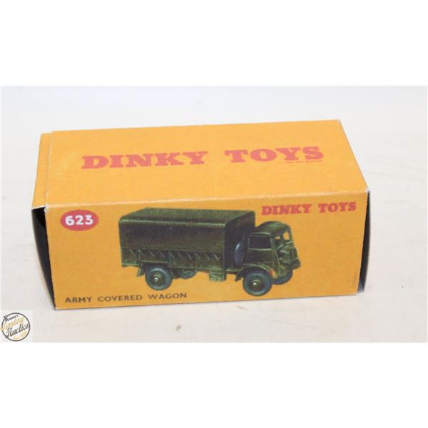 MADE IN ENGLAND DINKY TOYS ARMY COVERED