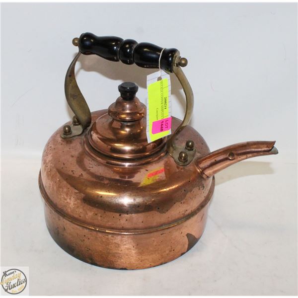 VINTAGE COPPER SIMPLEX KETTLE