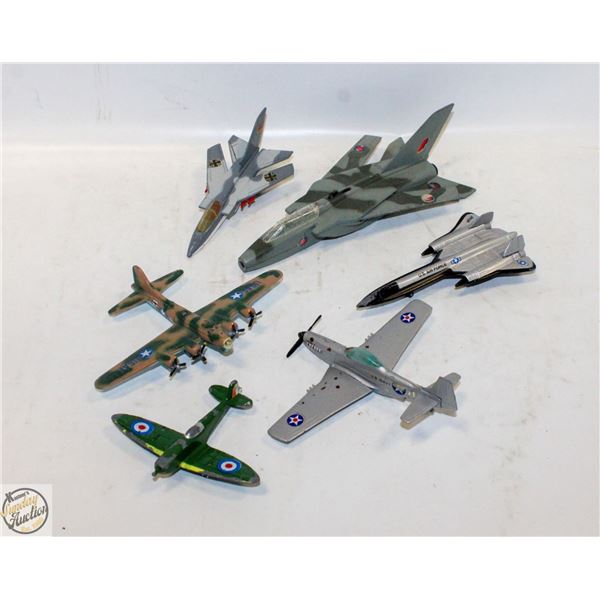VINTAGE METAL DIECAST WAR AIRCRAFTS