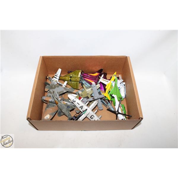 VINTAGE METAL DIECAST WAR AIRCRAFTS