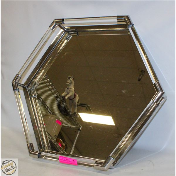 LARGE MIRRORED SERVICE TRAY