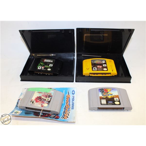 LOT OF 4 N64 GAMES