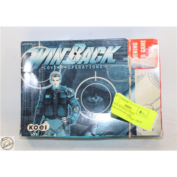 WITH BOX WINBACK COVERT OPERATIONS N64 GAME