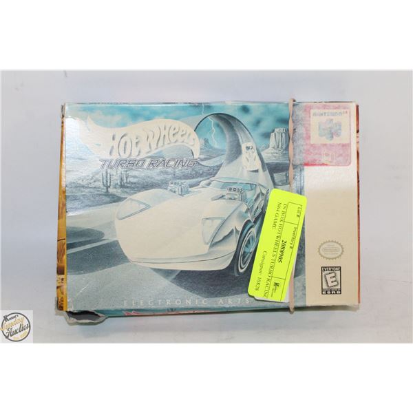 WITH BOX HOTWHEELS TURBO RACING N64 GAME