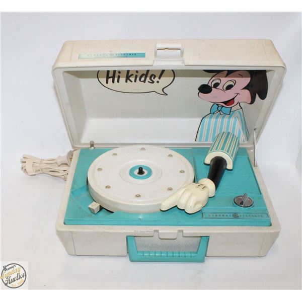 VINTAGE 1968J MICKEY MOUSE RECORD