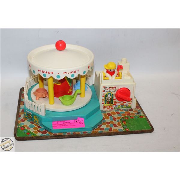 VINTAGE FISHER PRICE MERRY-GO-ROUND