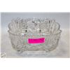 Image 1 : LARGE FOOTED CRYSTAL BOWL