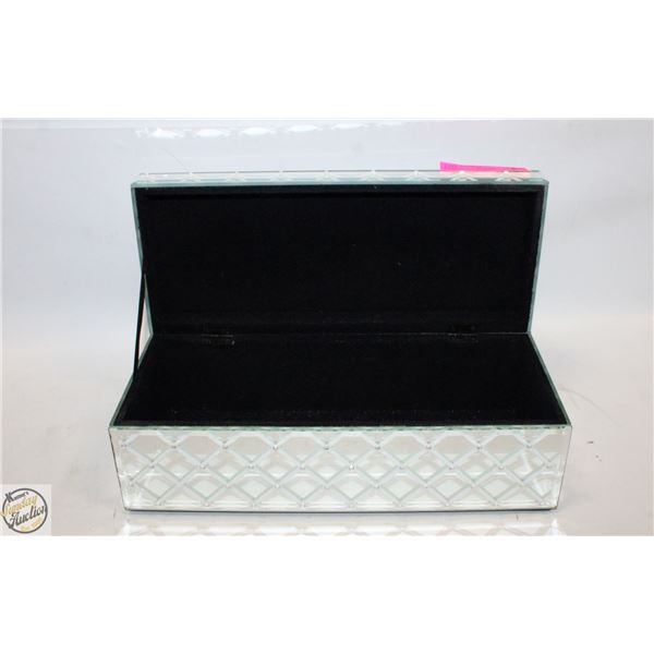 MIRRORED GLASS STORAGE BOX