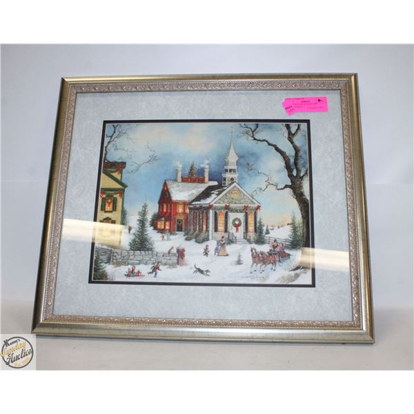 LINDA NELSON SLOCKS 1997 FRAMED PRINT