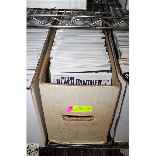 LONG BOX OF MARVEL COMICS MIXED BLACK