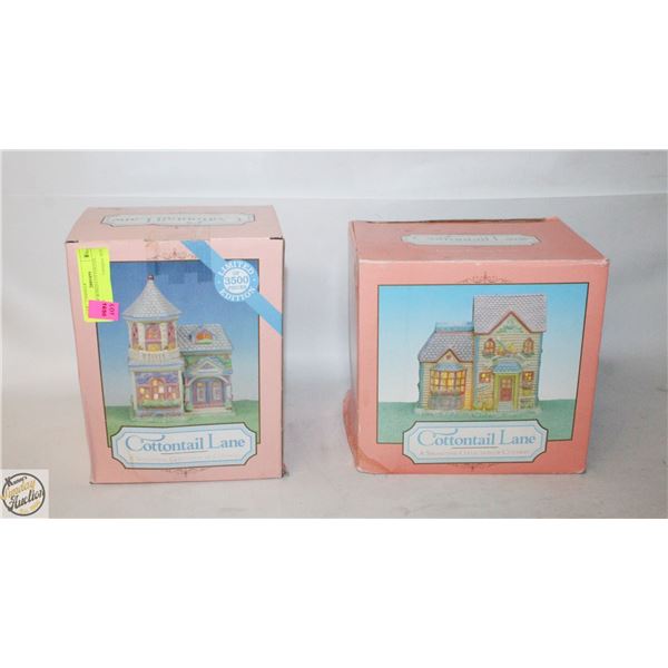 PAIR OF BOXED COTTONTAIL PIECES