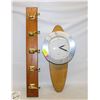 Image 1 : SURFBOARD SHAPED WOODEN WALL CLOCK +