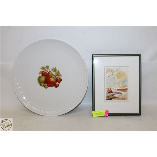 ORIGINAL WATERCOLOUR PAINTING FRAMED+