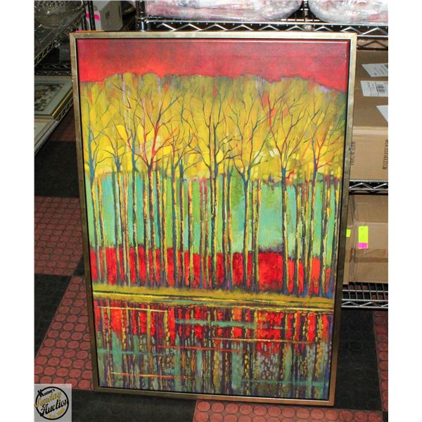 AUTUMN AMUSEMENT LIMIT EDITION PRINT 4 OF 100 SIGN