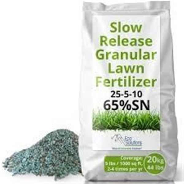 NEW 20KG ECO SOLUTIONS LAWN FERTILIZER
