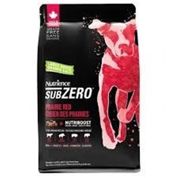 NEW 22 LB NUTRIENCE SUBZERO PRAIRIE RED LARGE BREE