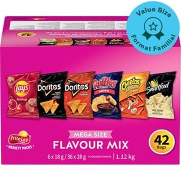 NEW 1.12KG FRITOLAY MEGA SIZE FLAVOUR MIX