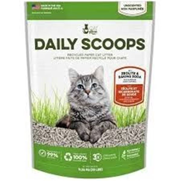 NEW 25LB CAT LOVE DAILY SCOOP CAT LITTER