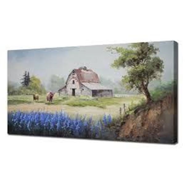 BRAND NEW ARJUN FARM HOUSE CANVAS 40 X 20"