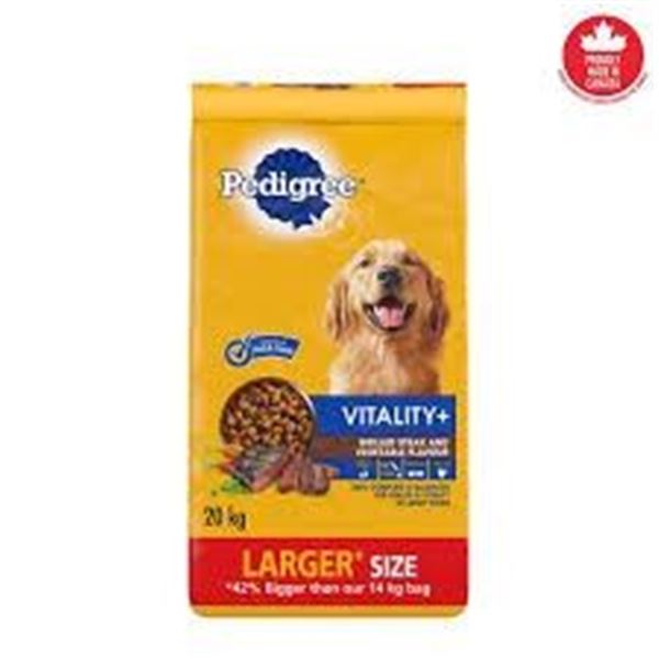 NEW 20KG PEDIGREE GRILLED STEAK DOG FOOD