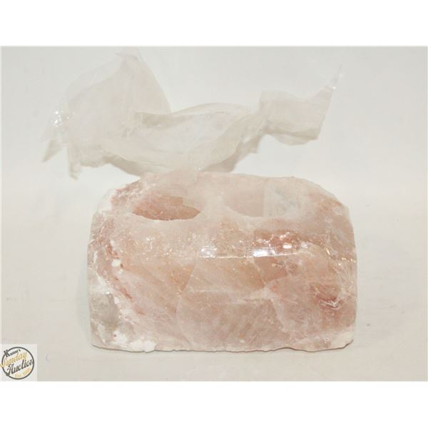 HIMALAYAN GLOW NATURAL SALT CANDLE HOLDER