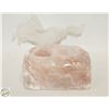 Image 1 : HIMALAYAN GLOW NATURAL SALT CANDLE HOLDER
