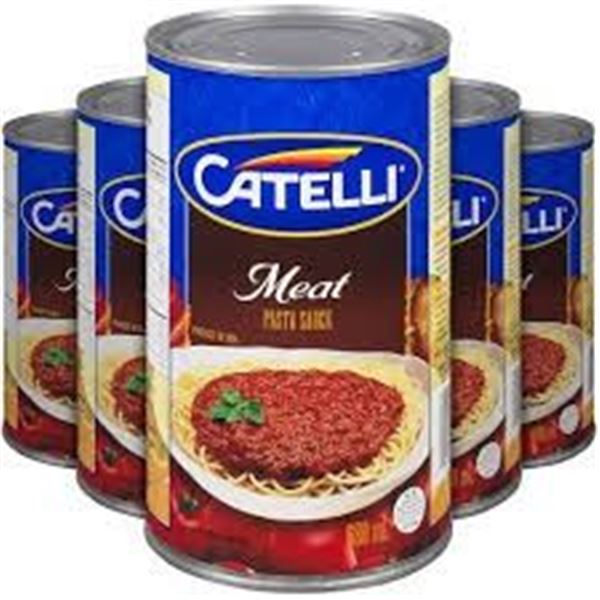 NEW 12 X 680ML CATELLI MEAT PASTA SAUCE