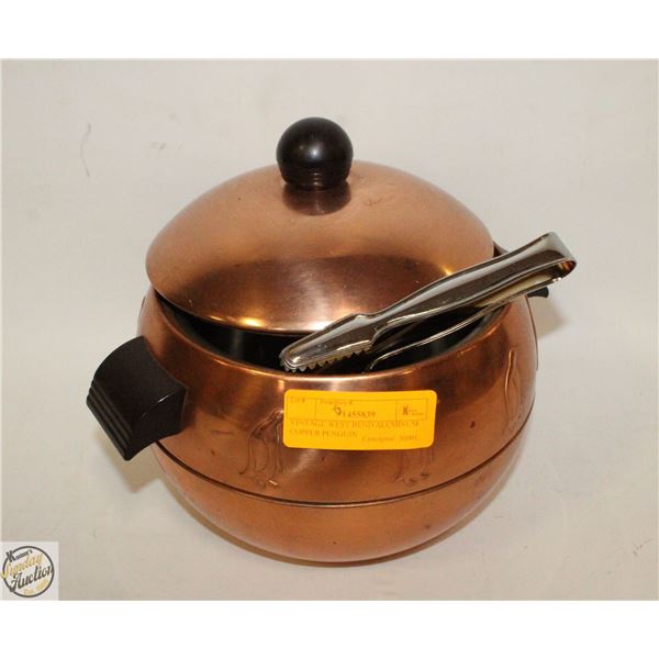 VINTAGE WEST BEND ALUMINUM COPPER PENGUIN