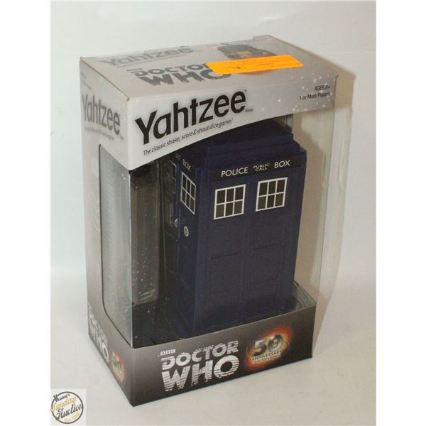 DOCTOR WHO YAHTZEE 50TH ANNIVERSAY COLLECTOR