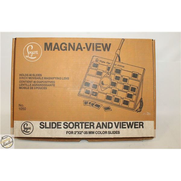 VINTAGE LOGAN MAGNA-VIEW SLIDER SORTER & VIEWER