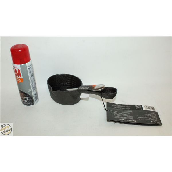 NEW OUTSET CAST IRON SEASONED