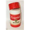 VINTAGE CAMBELL SOUP TRAVEL CONTAINER