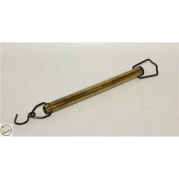 VINTAGE SALTER BRASS TUBE FISHING