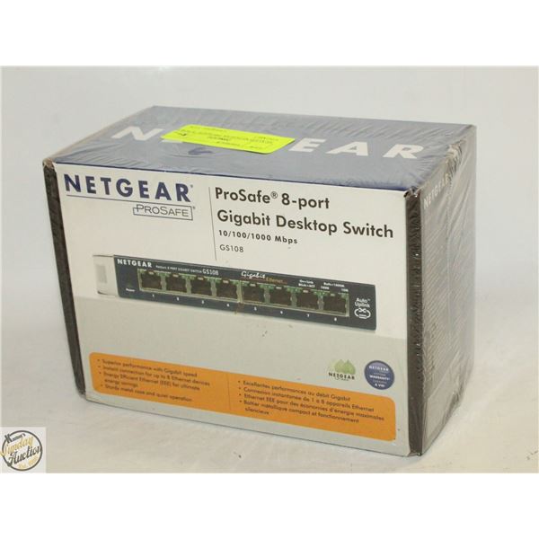 SEALED NETGEAR PROSAFE 8 PORT GIGABIT