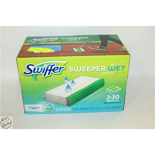 NEW SWIFFER SWEPPER WET MOPPING