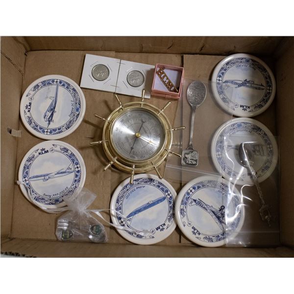 6 AIRFORCE AIRCRAFT COASTERS + RCMP