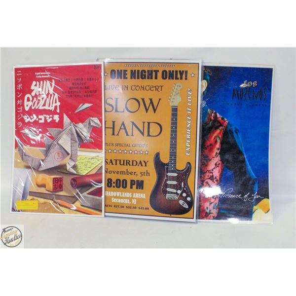 LOT OF 3 ADVERTISING PHOTOS