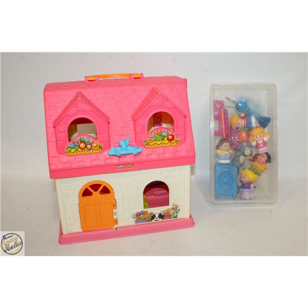 LITTLE PEOPLE TOY HOUSE WITH ACCESSORIES +