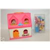 Image 1 : LITTLE PEOPLE TOY HOUSE WITH ACCESSORIES +