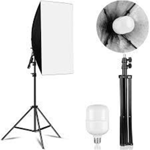 BRAND NEW SOFTBOX LIGHTING KIT FOR PHOTOGRAPHY