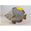Image 1 : TEXTURED CERAMIC GLAZED FISH 10" LONG