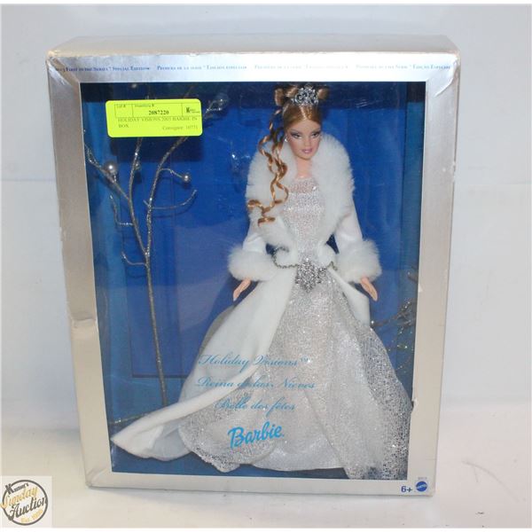 HOLIDAY VISIONS 2003 BARBIE IN BOX
