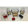 ESTATE HANDMADE DOLL FURNITURE 5 PIECES